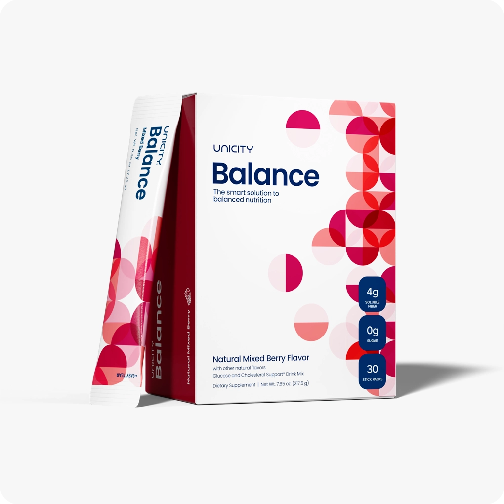Unicity Balance – Natural Mixed Berry Flavor, 30 Stick Packs, 7.65 oz